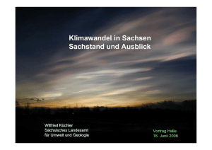 Projektion - Landesamt für Umweltschutz Sachsen