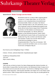 Bertolt Brecht / Mutter Courage und ihre Kinder
