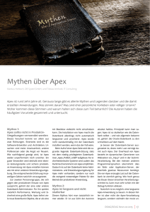 Mythen über Apex