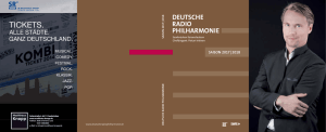 Saisonbroschüre 2017/18 - Deutsche Radio Philharmonie