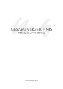 Gesamtkatalog  - MEYER