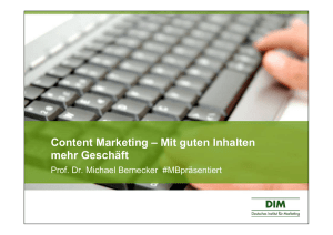 Vortrag Content Marketing Berlin 2016