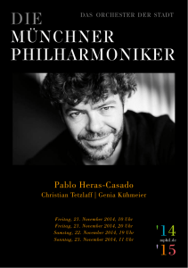 Pablo Heras-Casado - Die Münchner Philharmoniker