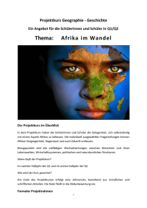 Thema: Afrika im Wandel