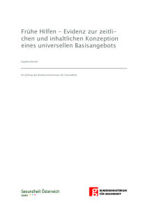 Fr&uuml;he Hilfen - Bundesministerium f&uuml;r Gesundheit und Frauen