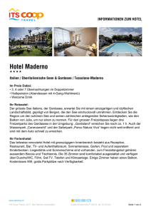Hotel Maderno - ITS Coop Travel