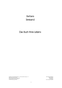 Personal Books, Das Buch Ihres Lebens