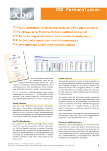 XBA Personalwesen - Ihr Partner für Lohn und