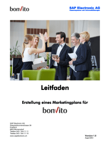Leitfaden - SAP Electronic AG