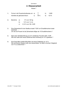 2. Klassenarbeit - mathe-physik