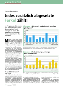 Jedes zusätzlich abgesetzte Ferkel zählt!