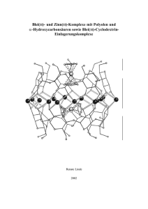 Blei(II)- und Zinn(II) - Elektronische Dissertationen der LMU München