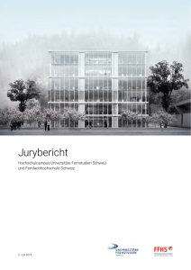 Jurybericht - Fernfachhochschule Schweiz