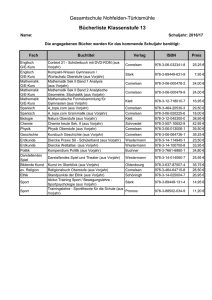 Schulbuchlisten 2016-17 - der Gemeinschaftsschule Nohfelden