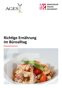 Richtige Ernährung im Büroalltag