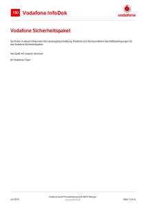InfoDok 130: Vodafone Sicherheitspaket