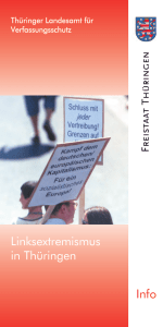 Linksextremismus in Thüringen