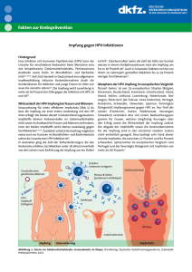 Fakten zur Krebspr&auml;vention