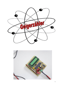 Dokumentation Geigerzähler - Elektronik i