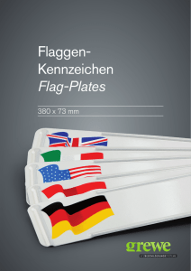 Flaggen- Kennzeichen Flag-Plates - Grewe – Kfz