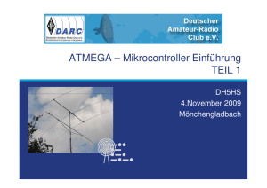 ATMEGA – Mikrocontroller Einführung TEIL 1