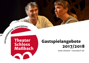 Gastspielangebote - Theater Schloss Maßbach