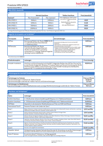 HRN-Preisliste 2017