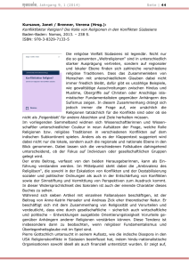 Kursawe, Janet / Brenner, Verena (Hrsg.): Konfliktfaktor Religion