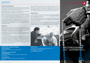 westprogramm - Buddhismus West