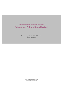 Einigkeit und Philosophie und Freiheit