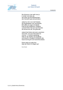 Gedicht von Heinz Erhardt