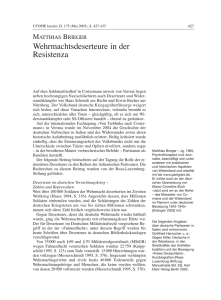 Wehrmachtsdeserteure in der Resistenza - Rosa-Luxemburg