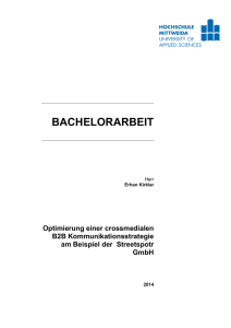 bachelorarbeit - MOnAMi