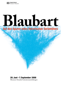 Blaubart: Wegleitung zur Ausstellung