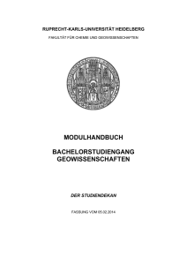 Modulhandbuch - Uni Heidelberg