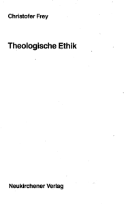 Theologische Ethik