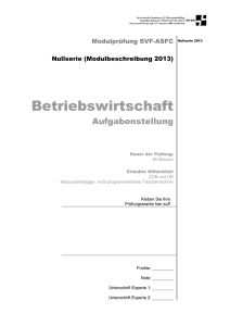 Management Betriebswirtschaft Aufgabenstellung / PDF - svf-asfc