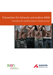 Prävention für Schwule und andere MSM