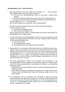 Übungskatalog 12.03., 19.03, 02.04.2012