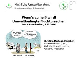 Kein Folientitel - Umwelt