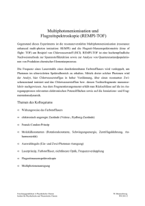 Multiphotonenionisation und Flugzeitspektroskopie (REMPI-TOF)