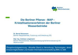 Die Berliner Pflanze - MAP - Kristallisationsverfahren der Berliner