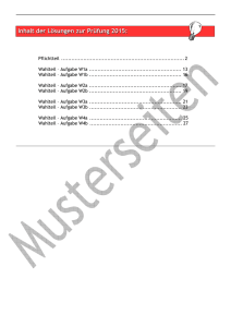 Lösungen 2015 - Mathematik