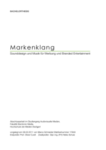 Schneider, Marco: Markenklang - Sounddesign und Musik für