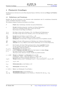 4 Planimetrie Grundlagen