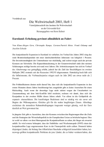 Euroland-Thesen zum 65. Kieler Konjunkturgespräch