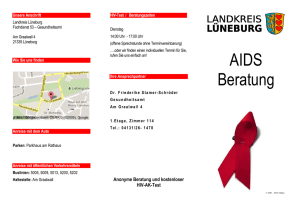 AIDS Flyer 0713 - Hansestadt Lüneburg