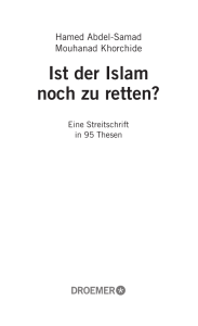 Ist der Islam noch zu retten?