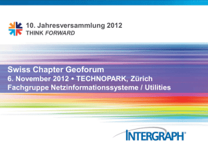 GeoMedia - Swiss Chapter GeoForum
