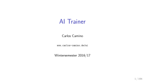 AI Trainer - Carlos Camino